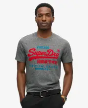 Duo Vintage Logo Tee | Karst Black Mega Grit