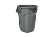 New Rubbermaid Brute 2632 Waste Container Round 121L - Grey 659Cm L X 556Cm W X