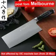 Chinese Kitchen Knife Chef Cleaver Cutting Chopping Stainless Steel Chopper AU