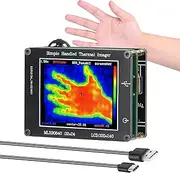 24 * 32 Pixel Infrared Sensor Simple Handheld Thermal Imager Portable 2.0inch LCD Display 240 * 320 Resolution Clear Definition Imaging Camera -40℃ to 300℃ Temperature Measurement Instrument