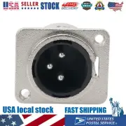 3Pin XLR Socket Male Female Panel Mount Chassis Socket Mic Jacks Connector