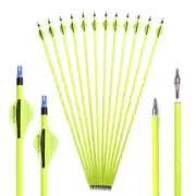 6/12pcs 28/30inches Archery Spine 500 Mixed Carbon Arrow for Recurve/Compound