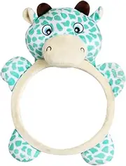 TOYANDONA Safety Rear Facing Mirrors Adorable Cartoon Giraffe Car Mirror for Easy Installation Backseat View for Parents Practical Car Accessory Green