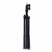PU419 1.1M Foldable Tripod Stand Holder for Video Ring Light Flash Backdrop Photography Background Youtube Tik Tok Live Streaming