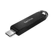 SANDISK Ultra USB Type-C Flash Drive, CZ460 256GB, USB Type C 3.1, Black, Super-thin Retractable, 5Y