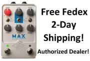 New Universal Audio Max Preamp and Dual Compressor Guitar Effects Pedal