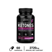 KETONES BHB SUPPLEMENT 2720 Mg Capsules Natural Weight Loss & Fat Burn Pack of 5
