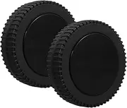 Sturdy 7 Inch Casters Wheels Heavy Duty Grill Replacement Parts for Outdoor Equipment Set of 2