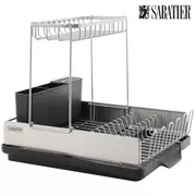 Sabatier Dish Drying Rack Stemware Compact Rust Resistant 42x33x36cm AUSTOCK