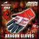 [安信騎士] ALPINESTARS ARAGON GLOVES 灰紅白 手套 透氣 輕巧 觸控螢幕 MM93