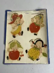 VINTAGE Old StockRare 1941 MCCALL ~THE FRUIT ORCHARD KIDS~STUFFED DOLLS PATTERN
