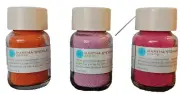 Martha Stewart Microbeads Luster Glass Lot of 3 Copper and Clear 3.2 oz New