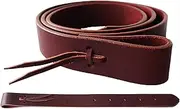 CHALLENGER Horse Western Saddle Latigo Off Billet & Cinch Strap 2-Piece Set with Holes 404RS03