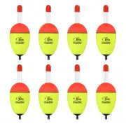 8pcs 2.1oz Float Fishing Bobbers EVA Fishing Float, Yellow