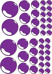 Set of 42 Bubbles Bathroom Tile Wall Stickers Decal Graphic Ensuite Shower Room