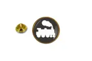 pins pin's badge metal lapel hat button train