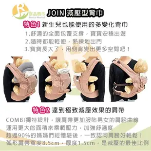 【居品租市】 專業出租平台 【出租】 Combi JOIN 減壓型背/揹巾(奶茶棕)