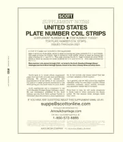 SCOTT U.S. PLATE NUMBER COILS - SIMPLIFIED ALBUM SUPPLEMENT, NO. 32 2021