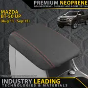 Mazda BT-50 UP - GP6 Premium Neoprene Console Lid Cover (Made to Order)