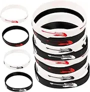 OKUMEYR 20pcs Skin Friendly Silicone Wristbands Stylish and Bracelets for Parties Events and Daily Wear Unique Guitar Design for Men and Women