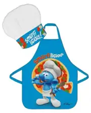 Smurfs kids apron 2 piece set