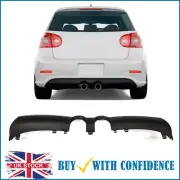 Fits VW Golf Mk5 R32 Rear Bumper Diffuser 2 Cut Outs For Single Exhaust 2006-09
