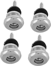 CIMAXIC 4pcs Guitar Strap Button Lock Set for Acoustic Electric Bass and Ukuleles Guitar Parts and Accessories