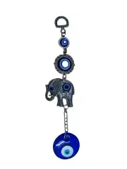 @ Indian Traditional Elephant Evil Eye Hanging Wall Hanging For Home Z211