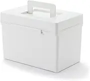 MUJI KG0WYA4S Polypropylene First Aid Kit, White Gray