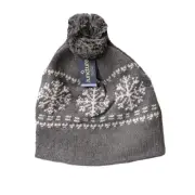 Knit Cap Beanie Toboggan Winter Hat Ski Snowboard Gorpcore Snowflakes Juncture