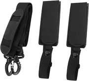 PAMINGONO Ergonomic Ski Harness Straps Snowboard Shoulder Carrier Holder for Ski Poles