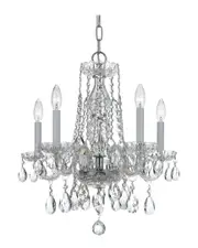 Crystorama 5-Light Traditional Crystal Mini Chandelier