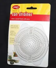Jokari White Snap-On Can Strainer