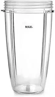 [DDSHUN] 32 oz Juicer Cups Large Cups Clear Mixer Cups Compatible with Nutribullet Replacement Parts 600 W / 900 W Mixer Juicer Accessories for Nutribullet Bullet (18 oz / 24 oz / 32 oz)