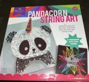 Craft-tastic – String Art –Craft Kit Makes 2 Large DIY Pandacorn String Art New!