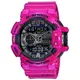 寶儷鐘錶 CASIO G-SHOCK Bluetooth GBA-400-4C 亮桃紅 藍芽4.0可連結 iPhone 4s/5/5s/5c/ Samsung GALAXY S4/S5/Note3