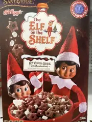 NEW Kellogg's The Elf On The Shelf Hot Cocoa Breakfast Cereal 8.1 oz 2024