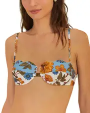 Farm Rio Garden Scarf Underwire Bikini Top