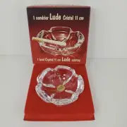 Cristal d'arques Lead Crystal Ashtray 11cm Five Point Pentagram NOS