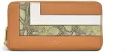 RADLEY Cuba Street Patchwork Large Zip Around Matinee Purse Butterscotch