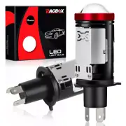 Pair H4 Bi-LED Projector Lens Hi/Lo Headlight Mini Bulbs 100W 50000Lm Retrofit (for: Mini)
