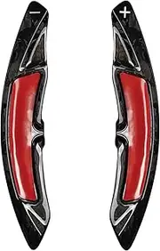 Paddle Shifter for Porsche Macan Cayenne 718 Panamera 911 Carrera, 1Pair Car Forged Carbon Fiber Paddle Shifter Extension