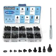 Zmbroll 400Pcs Computer Screws Standoffs Kit SSD Screw for Universal