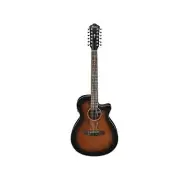 Ibanez AEG5012 12-string Acoustic-electric Guitar - Dark Violin Sunburst