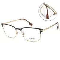 在飛比找momo購物網優惠-【BURBERRY 巴寶莉】眉框方框設計款 光學眼鏡(霧棕 