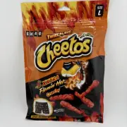SWAG Cheetos XXtra Flamin Hot Mens Size L 34-36 Orange Boxer Brief Underwear NEW
