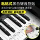 鍵琴貼 音符鍵位貼 鋼琴鍵盤貼紙電鋼琴電子琴琴鍵貼鍵盤條88鍵五線譜簡譜音符音標貼『cyd12644』