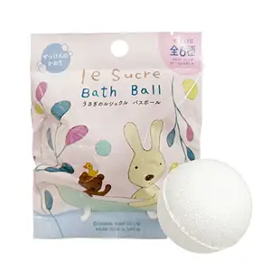 【日本正版】Le Sucre 法國兔 公仔 沐浴球 肥皂香氛 泡澡劑 入浴球 砂糖兔 款式隨機 - 319952