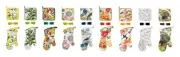 Michel Design Works Kitchen Oven Mitt, Potholder & Swedish Dishcloth Set