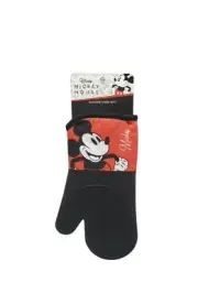 Disney Mickey Mouse Classic Silicone Kitchen Oven Mitt 7.5" × 13" New